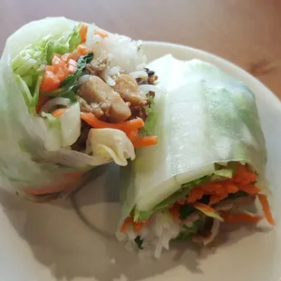 Grilled Chicken Spring Roll