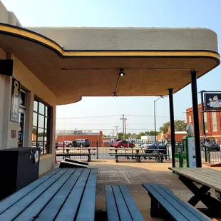 Outdoor seating