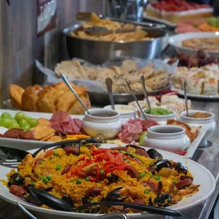paella, food