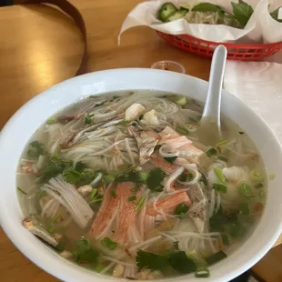 Seafood Pho! Was amazing!!