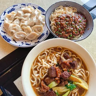 Spicy Beef Stew Noodle Bowl