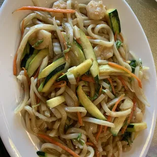 BBQ Pork Udon Noodles