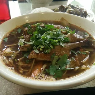Marinated Duck Noodle Soup