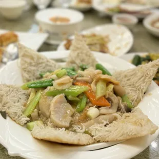 Surf clam rice noodles