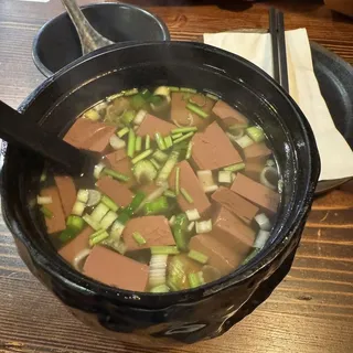 Duck Blood Vermicelli Soup