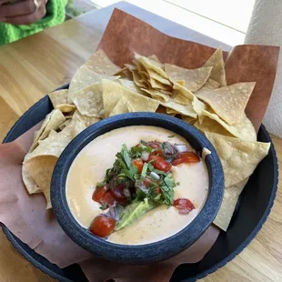 Chips and queso