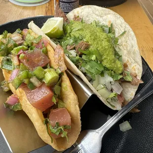 Tuna Poke Tacos