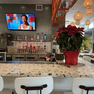 Full bar is festive for the season