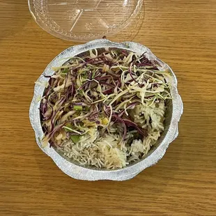 Veggie Thai bowl $11.50