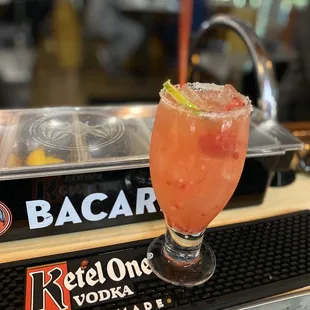 Flare Top Shelf Raspberry Margarita