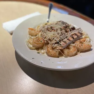 Chicken and Shrimp Alfredo