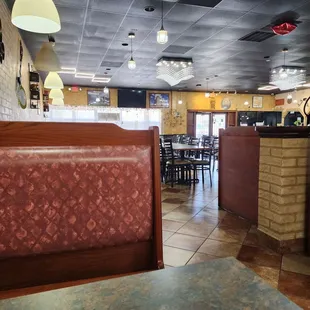 Seating area...empty