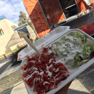 More chicken over rice :)