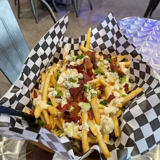 Blue Cheese Fries with Bacon