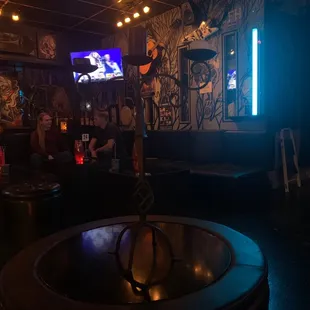 a man playing a guitar