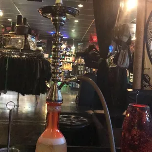 a hookah lounge