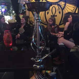 a hookah lounge