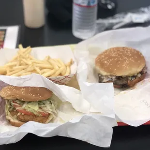 Together these burgers were divine.