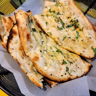 Garlic naan- double order