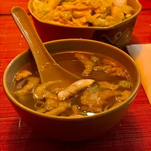 Clear soup