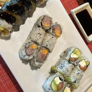 sushi and sashimi, food, sushi, sashimi