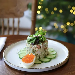 Olivier -- traditional salad.