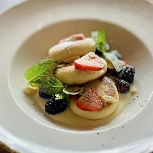 Syrnyky With Custard