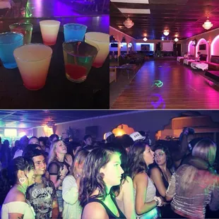 a group of people at a party