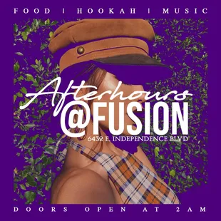 Every Friday and Saturday night. Party till 4 am . Kitchen open till 4 am .