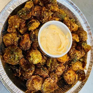 To-go Brussel sprouts