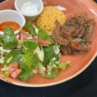 Braised lamb shoulder bowl