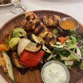 Chicken Kofta Kabob.