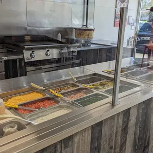 Toppings and ingredients