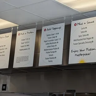 Ordering instructions and meal add-ons