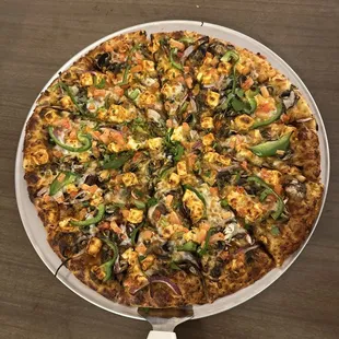 tikka paneer pizza