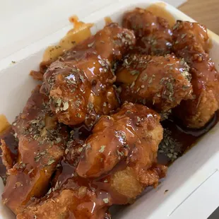 Korean wings (6 pcs), sweet and spicy sauce