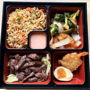 Teriyaki Filet Mignon Bento