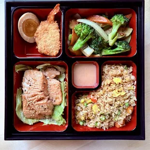 Teriyaki Salmon Bento