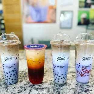 Dark Lilac and Thai tea