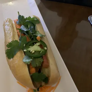 Vegan Ham Sandwich