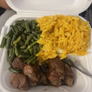 New York strip. Really high quality piece of meat cooked to perfection