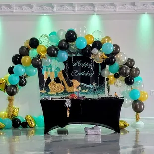 Our installed RGB lights work great with your decorations.