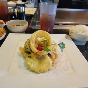 Veg tempura Bland and too oily