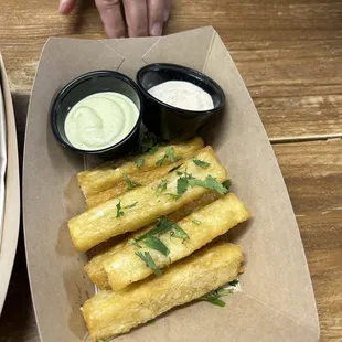 Garlic Butter Parmesan Yucca
