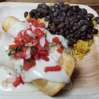 Chicken and Cheese Flautas