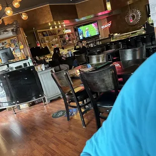 The two servers visiting