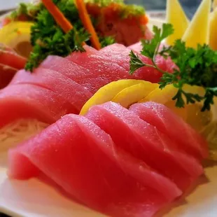 X4. Tuna Sashimi X11. Seared Tuna Sashimi