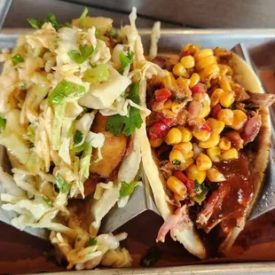 Agedashi tofu and bbq pork taco each $3 on Tuesday - recommend both!