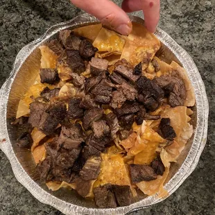 Angus Steak Nachos - legit nachos!!