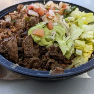Carne Asada fusion bowl.